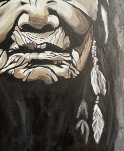 portrait First Nations woman