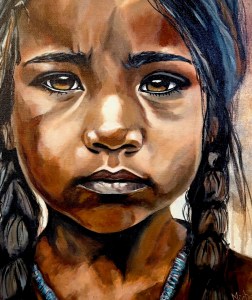 portrait First Nations girl
