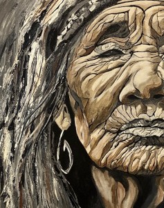 portrait First Nations woman