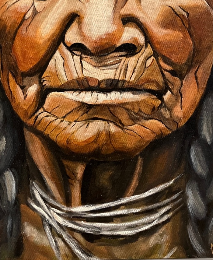 portrait First Nations woman